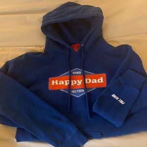 Full Send Happy Dad Blue Men's Hoodie